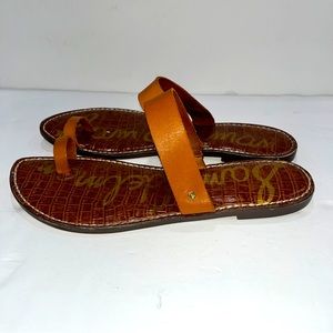 Sam Edelman leather Gorgene Toe Ring sandals size 11